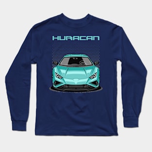 Huracan LP610-4 (Celeste) Long Sleeve T-Shirt